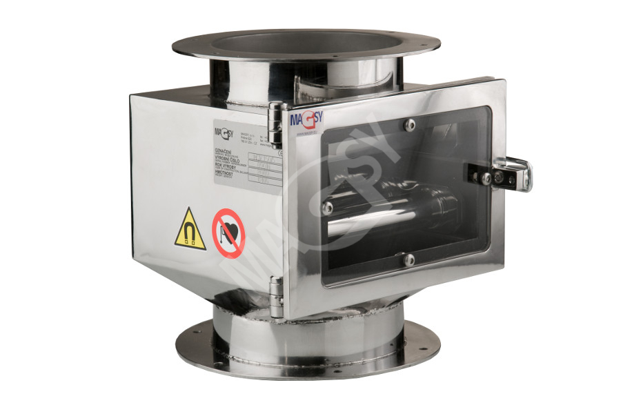 Magnetic separator with telescopic grates MSV - Classic